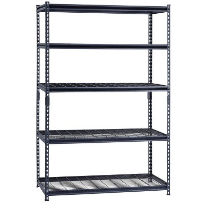 Muscle Rack 48''x24''x72'' 5-Tier Steel Shelving with Wire Decking (LOCAL PICKUP ONLY)