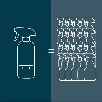 Grove Co. Reusable Cleaning Glass Spray Bottle - Bright Lime