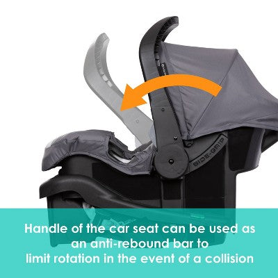 Baby Trend EZ Ride Travel System with EZ-Lift Infant Car Seat - Dash Gray (LOCAL PICKUP ONLY)