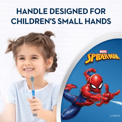 Oral-B Kids' Toothbrush featuring Marvel's Spider-Man Soft Bristles - 2ct