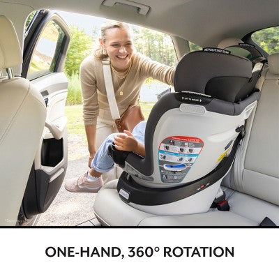 Evenflo Gold Revolve 360 Slim 2-in-1 Rotating Convertible Car Seat - Travertine (LOCAL PICKUP ONLY)