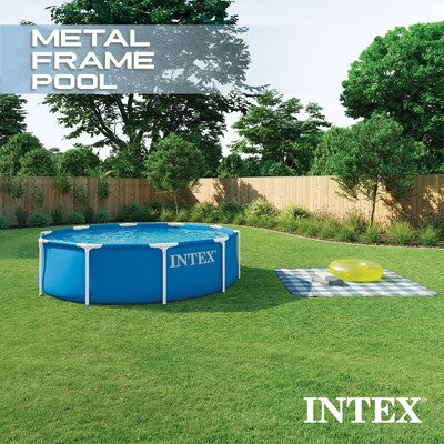 INTEX 28200EP 10Ft X 30In Metal Frame Above Ground Swimming Pool, Pool Only (LOCAL PICKUP ONLY)