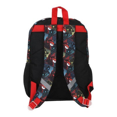 AS IS-MISSING WATER BOTTLE-Pokemon Kids' 16" Backpack 5pc Set - Black