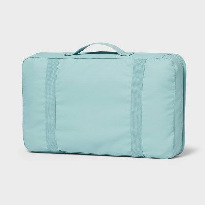 Collapsible Rolling Tote Blue - Brightroom