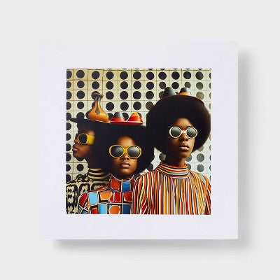 Black History Month 12"x12" 2pk Matted Wall Art Print Set