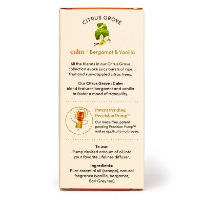 Essential Oil Blend - Citrus Grove: Calm - Lifelines
