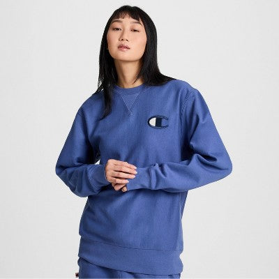 Champion Adult Sizing Iconic Embroidered Crewneck Sweatshirt S
