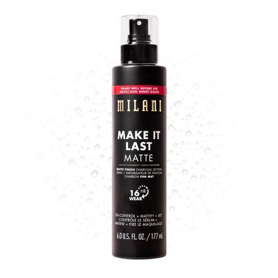 Milani Make It Last Matte Finish Charcoal Setting Spray - 6 fl oz