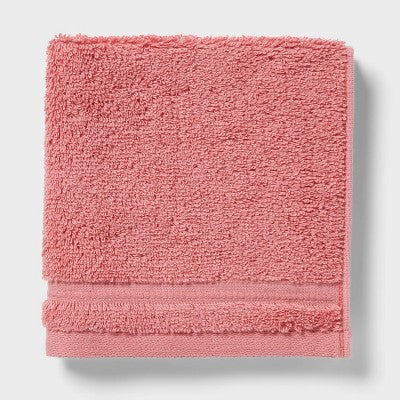4pk Total Fresh Antimicrobial Washcloth Set Pink - Threshold