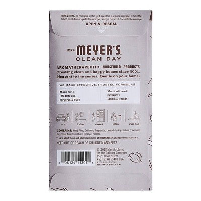 Mrs. Meyer's Clean Day Sachet - Lavender Scent - 0.35oz