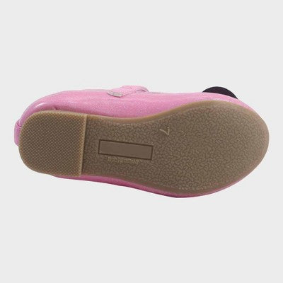 Toddler Girls' Disney Minnie Mouse Ballet Flats - Pink 12T