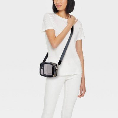 Clear Jelly Dome Crossbody Bag - Wild Fable Black