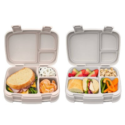 Bentgo Fresh Leakproof Bento Lunch Box 2pk - Dune & Moondust: BPA-Free Containers