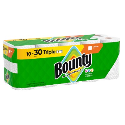 Bounty Full Sheet Paper Towels - 10 Triple Rolls (LOCAL PICKUP ONLY)
