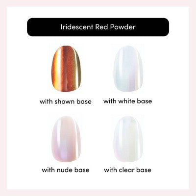 Dashing Diva Chrome Powder - Iridescent Red - 1.5gm