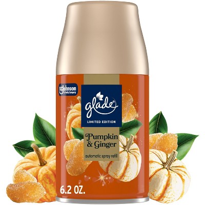 Glade Automatic Air Freshener Room Spray Holiday Scent Refill - Pumpkin & Ginger - 6.2 oz