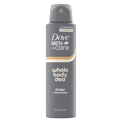 Dove Men+Care Whole Body Deodorant Spray - Shea Butter & Cedar - 4oz