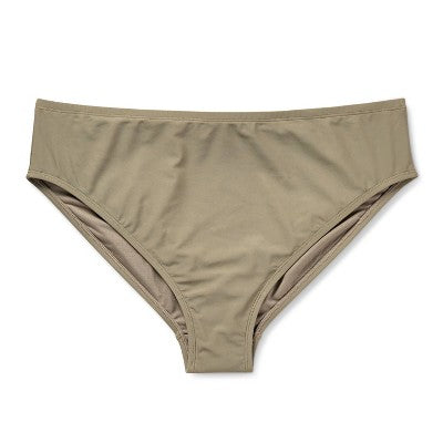 Women's Hipster Medium Coverage Bikini Bottom - Green 2X