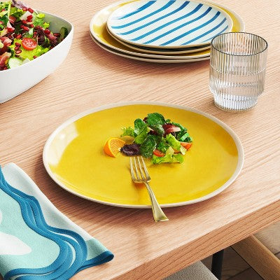Coastal 10.5" Melamine Plastic Dinner Plate - Threshold - Yellow