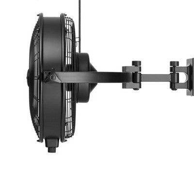 Mule Outdoor Wall Fan XL 18 Inch Wet-Rated Wall Fan with 3 Speeds, Matte Black (LOCAL PICKUP ONLY)