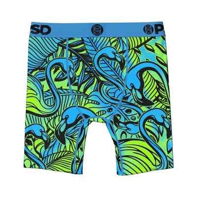PSD Boys' 2pk Surf & Turf Boxer Briefs Underwear Pink/Blue L