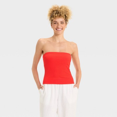 Women's Tube Top - A New Day Red S
