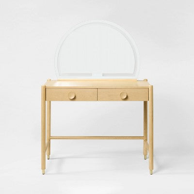 Vanity with Light Up Mirror, Storage Drawers and Power Strip - Threshold designed with Studio McGee (LOCAL PICKUP ONLY)