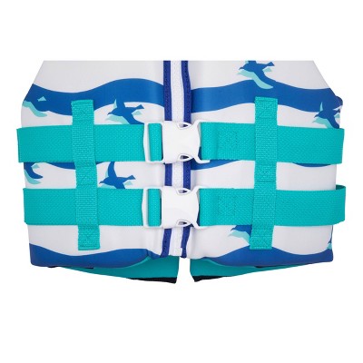 Speedo Youth Life Jacket Vest - Blue/White