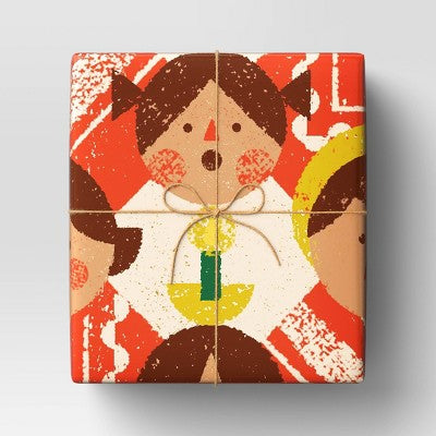 Cecilia Ruiz 25 sq ft Family Singing Christmas Gift Wrap - Wondershop (LOCAL PICKUP ONLY)