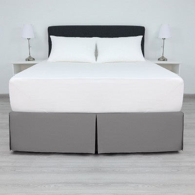 Martex Inverted Pleat Blue Queen Bed Skirt
