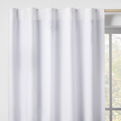 95" Blackout Twill Solid Kids' Panel White - Pillowfort