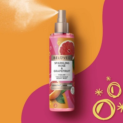 Beloved Sparkling Rose & Grapefruit Body Mist - 8oz