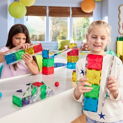 MAGNA-TILES Rail Racers Magnetic Building Set