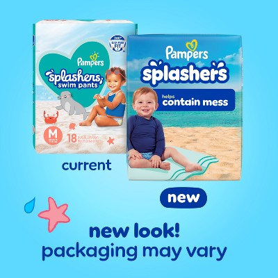 Pampers Splashers Disposable Swim Diapers Convenience Pack - Size 4 - 11ct