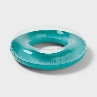 31" Swimming Tube - Sun Squad Green: PVC Inflatable, 9+ Age, 1-Person Capacity