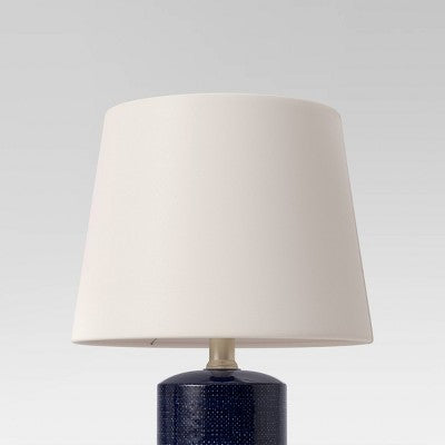 Small Linen Lamp Shade Shell - Threshold: Drum Style for Home Office, No Assembly Required