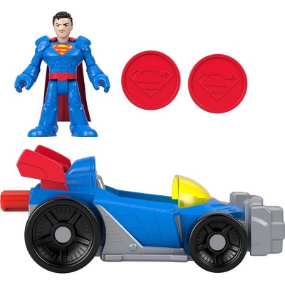 Imaginext DC Super Friends Deluxe Supermobile Action Figure Playset - 4pk