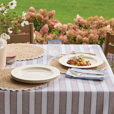 4pk 11" Melamine Dinner Plates Sour Cream - Hearth & Hand with Magnolia