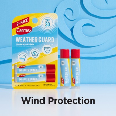 Carmex Weather Guard Broad Spectrum SPF 30 Original Flavor Lip Balm - 0.03oz/2pk