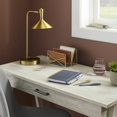 Undated Planner 8"x6" Faux Leather Denim - Threshold