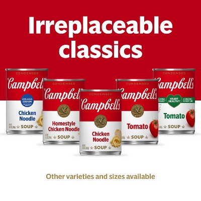 Campbell's Condensed Homestyle Chicken Noodle Soup - 10.5oz: No Added Sugar, No High Fructose Corn Syrup