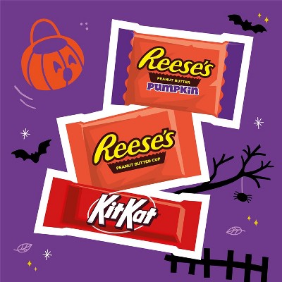 HERSHEY'S Kit Kat Assorted Halloween Candy Snack Size - 32.65oz/60pc