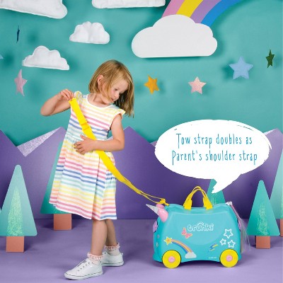 Trunki Kids' Ride-On Hardside Carry On Suitcase - Una Unicorn