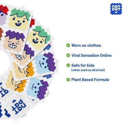 NATPAT 24ct "TrailPatch" Tick Repellent Stickers Natural and Non-Toxic for Kids & Adults, Ideal for Hiking & Outdoor