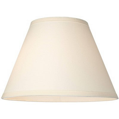 Springcrest Empire Lamp Shade Ivory White Small 6" Top x 12" Bottom x 8.5" High Clip-On Fitting