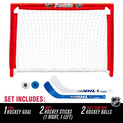 NHL Mini Hockey Goal Stick & Ball Toy Hockey Set - 6pc (LOCAL PICKUP ONLY)