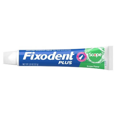 Fixodent Plus Scope Precision Hold & Seal Denture Adhesive - 2.0oz/2pk