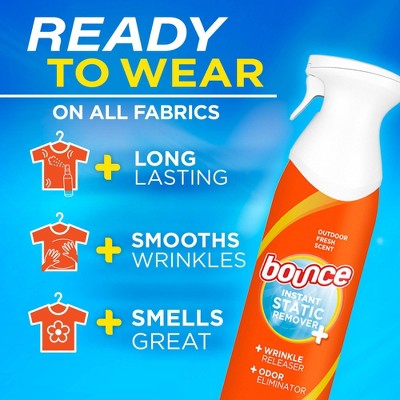 Bounce Outdoor Liquid Instant Static Remover - 9.7 fl oz
