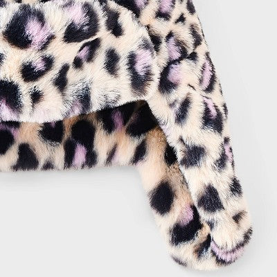 Girls' Trapper Hat - Cat & Jack Leopard Print