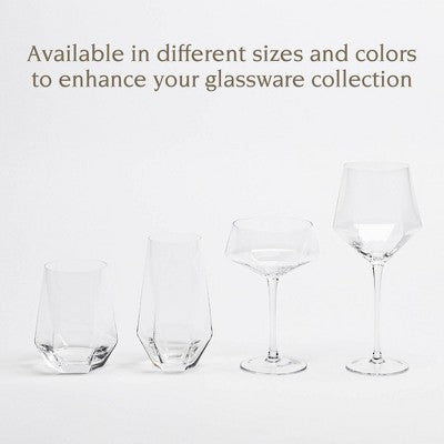 over&back 18 fl oz Facet Tall Tumbler Clear